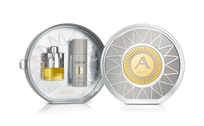 Pure Trade designs luxurious case for Azzaros Wanted perfume